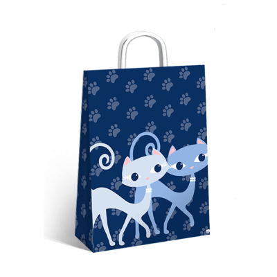 Bolsa regalo Cats 30x12x41 cm Premium Pack