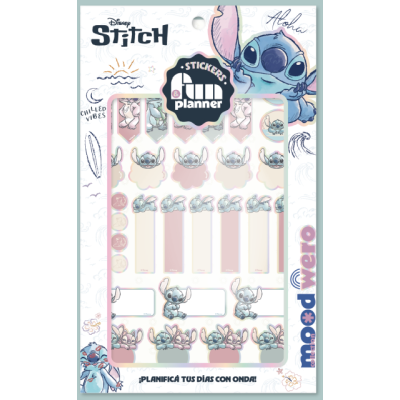 Stickers Fun y Planner Stitch x24 unidades Wero