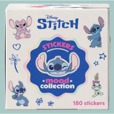 Stickers roll en caja Stitch x180 unidades Wero