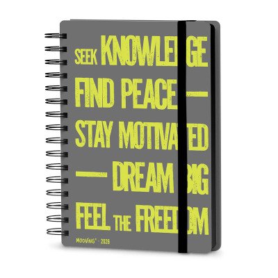 Agenda Semanal 15x21 cm Urban I con espiral Mooving