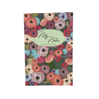 Cuaderno 19x25 cm My notes flower liso Do Decorline