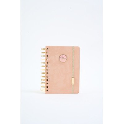 Agenda 12x17cm 2 dias x pagina Minimalista PINK c/esp. FW
