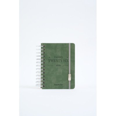 Agenda 12x17cm diaria Neo GREEN c/esp. FW
