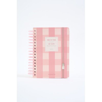 Agenda 15x21 cm semanal Pink 1 c/esp. FW