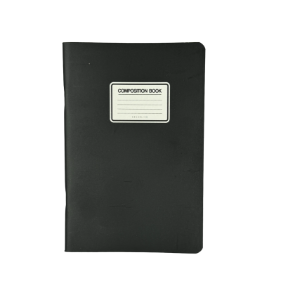 Cuaderno Acaballado 14x21 cm negro x80 hojas rayadas Do Decorline