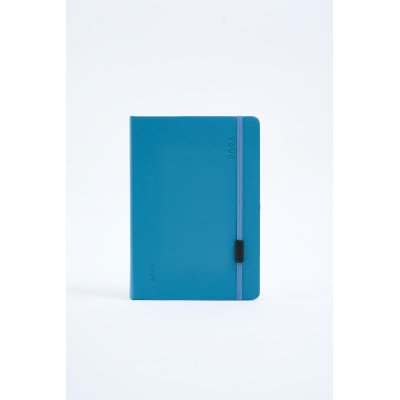 Agenda 15x21cm semanal Bpack Raw TURQUESA encuadernada FW