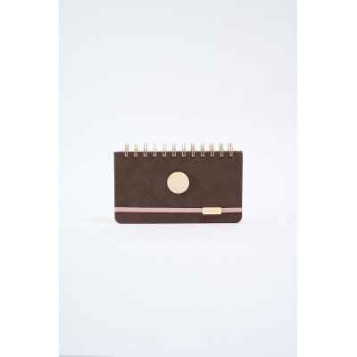 Agenda pocket Minimalista CHOCOLATE c/esp. FW