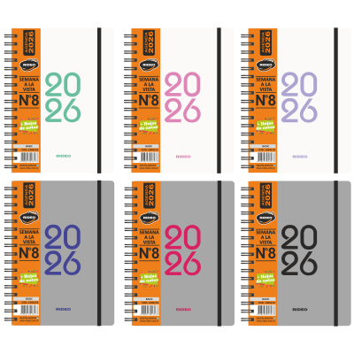 Agenda N°8 semanal Basic Rideo