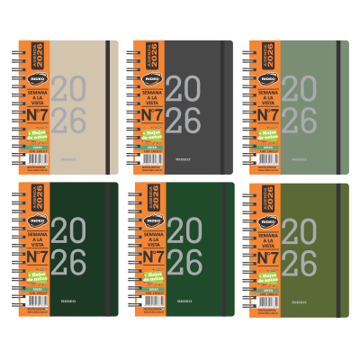 Agenda N°7 semanal Green Rideo