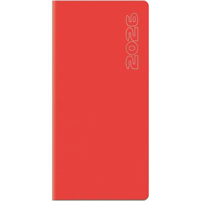 Agenda pocket encuadernada Positano rojo Talbot