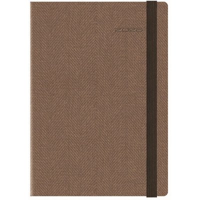 Agenda N°7 Diaria Bard tapa flexible cafe encuadernada Talbot