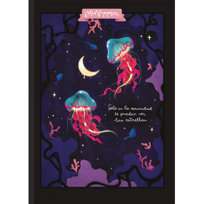 Agenda 19,5x24 cm Bitácora Bullet Deep encuadernada Talbot