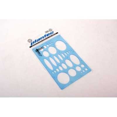 Plantilla Inyectada Elipses de 15º 30º 40º y 50º Mod. 2121 Plantec