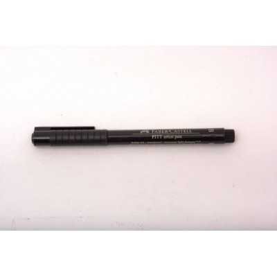 Marcador Pitt Artist Pen Punta Pincel B Color Negro Faber-Castell