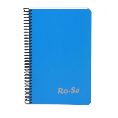 Libreton espiralado con indice 13,5x21 cm x80 hojas Ro-Se