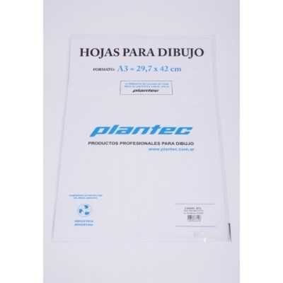 Papel para dibujo tecnico 106gr A3 x 10hjs Plantec