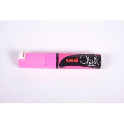 Marcador Posca Tinta Tiza Líquida 8K / 8.0mm Rosa Flúo (0600) Uni