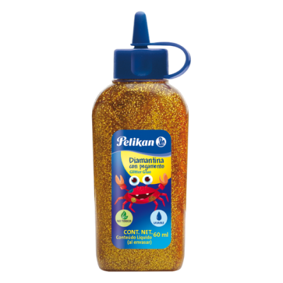 Adhesivo glitter x60 ml ORO Pelikan