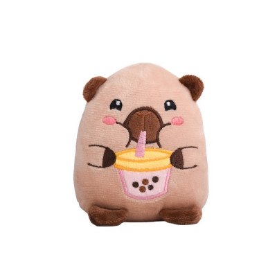 Llavero de peluche Happy Bits 💛 Capybara milkshake Talbot