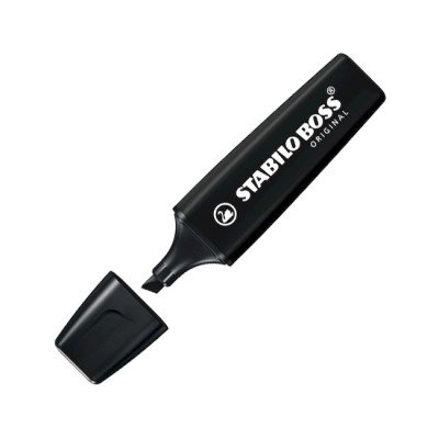 Resaltador BOSS Negro Nature colors Stabilo